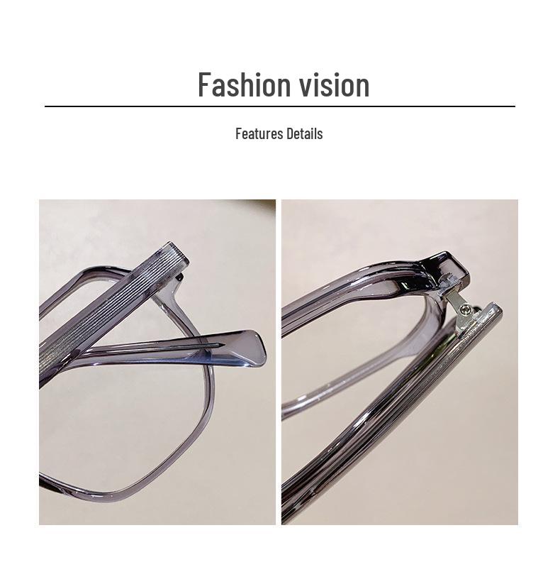 Ultralight TR90 Anti-Blue Light Large Eyeglass Frames for Prescription Glasses
