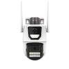 iCSee 6MP Wireless Dual Lens Bullet-Dome Camera with Remote Viewing