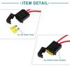 ACROPIX Dual Electric Fan Relay Kit with Thermostat Switch, 185 ON, 175 OFF, 40A, for Radiator Electric Cooling Fans, Black, 2 Pieces