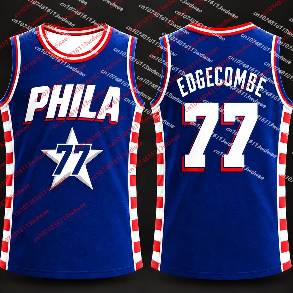JAMES #23 Philadelphia Classics Camisa de Basquete Unissex Regata Sem Mangas Maxey 0 Colete Para Homens Mulheres Esportes de Basquete Camiseta Infantil