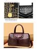 Women's Retro Crocodile Pattern Handbag - Large Capacity, High-End Shoulder & Crossbody Tote