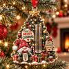 Acryl Feiertagsanhänger Wichtel Weihnachten Geldhalter Schmuckstück, Zum Aufhängen für Dekorative Geldversteck Schmuckstück Baumdekoration, Überraschende Enthüllung