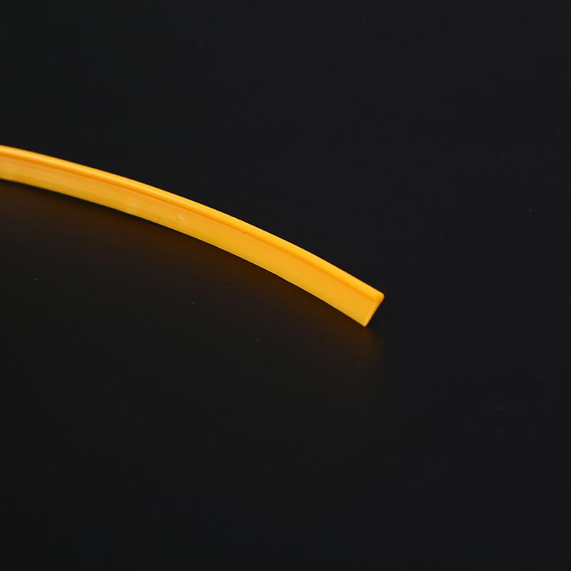 Yellow 5M Car Interior Door Crack Edge Line Insert Molding Trim Strip Decor