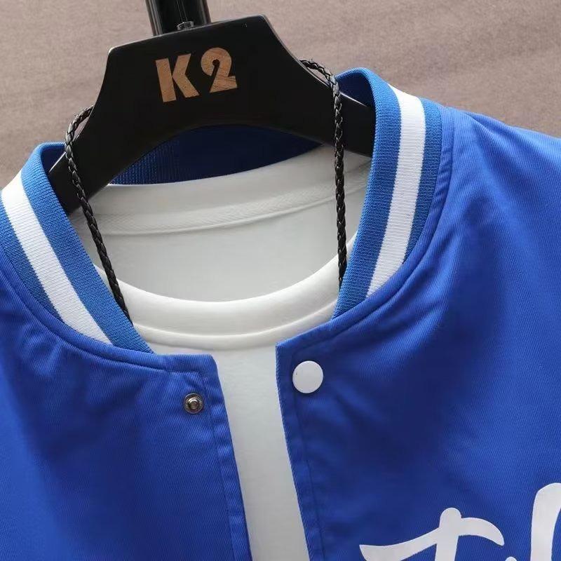 Stylish Baseball Uniform Jacket Hip Hop Vintage Men's Embroidered Loose Casual Jacket