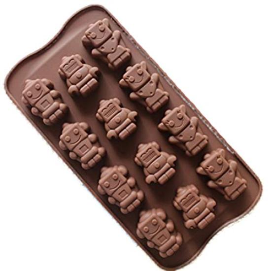 

12 Mini Robot Silicone Molds