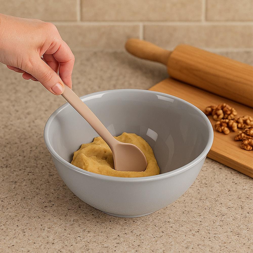 Łyżka Silikonowa Kuchenna Do Mieszania Nakładania Potraw Nie Rysuje 28 Cm