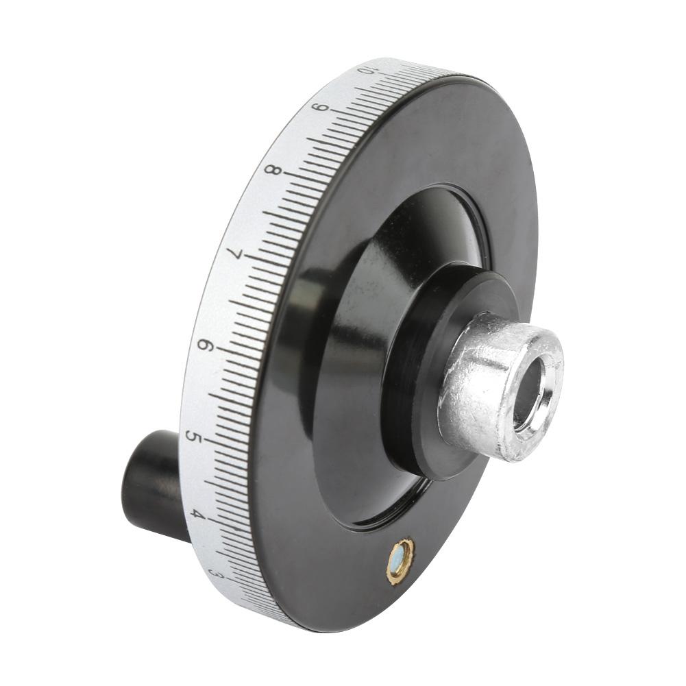 1pcs 80mm Solid Bakelite Hand Wheel Scale Handwheel Machinery Accessaries