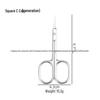Stainless Steel Eyebrow & Nose Hair Trimmer Scissors with Round Head