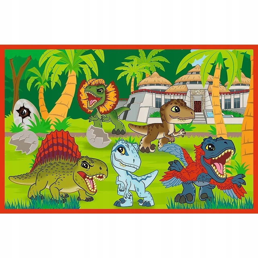 PUZZLE 2X24 MAŁE DINOZAURY 34437