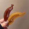 Korean Style Plastic Banana Clip Ponytail Holder Korean Hair Clip Elegant Vertical Clip  Girls