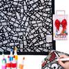 Soft Polyester Blanket for Painting DIY Coloring with 24 Markers, Color Your Own Blanket, 59" X Unique Birthday Gift Kids 45" Cozy Throw Sofa,