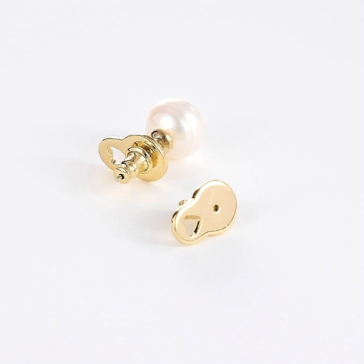 Secure Heart Shaped Earring Backs 4PCS Support Heavy Jewelry Lift Droopy Ears Sturdy Copper Construction