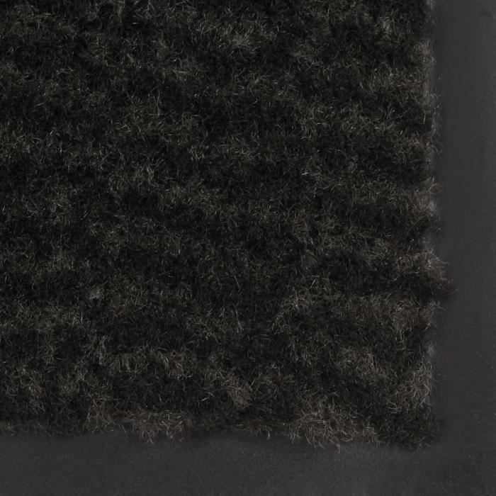 Paillasson - VIDAXL - Noir - 40 x 60 cm - Polypropylène tufté - Antidérapant