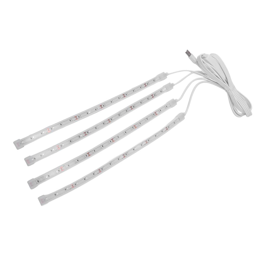 LED Grow Light Strips 4 Brightness Levels Indoor Plants Grow Lights Cabinet Grow Lamp with 72 Light Chips for Flower