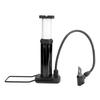   Bike Pump Portable   Motorcycle Foot Pumps Aluminum Alloy (Black)