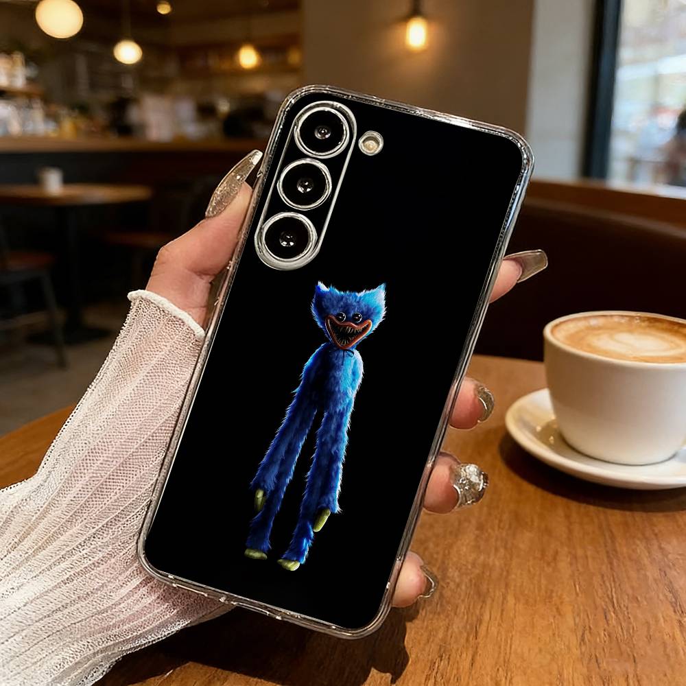 Game H-huggy W-Wuggy Phone Case For Samsung S25,S24,S21,S22,S23,S30,Ultra,S20,Plus,Fe,Lite Transparent Cover