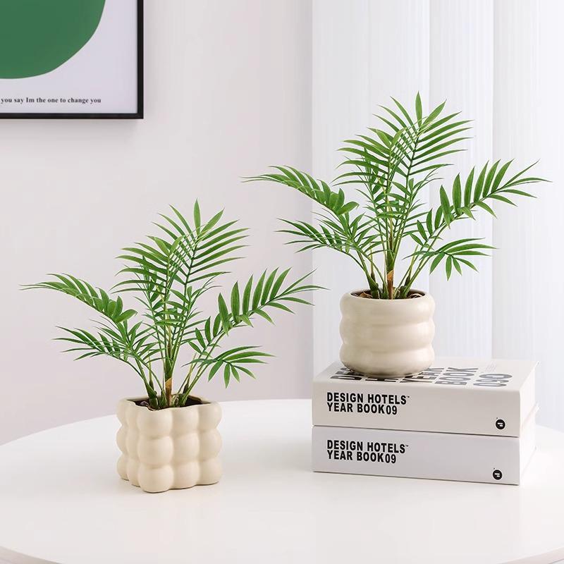 Nordic Green Artificial Potted Plant for Home or Office Decoration