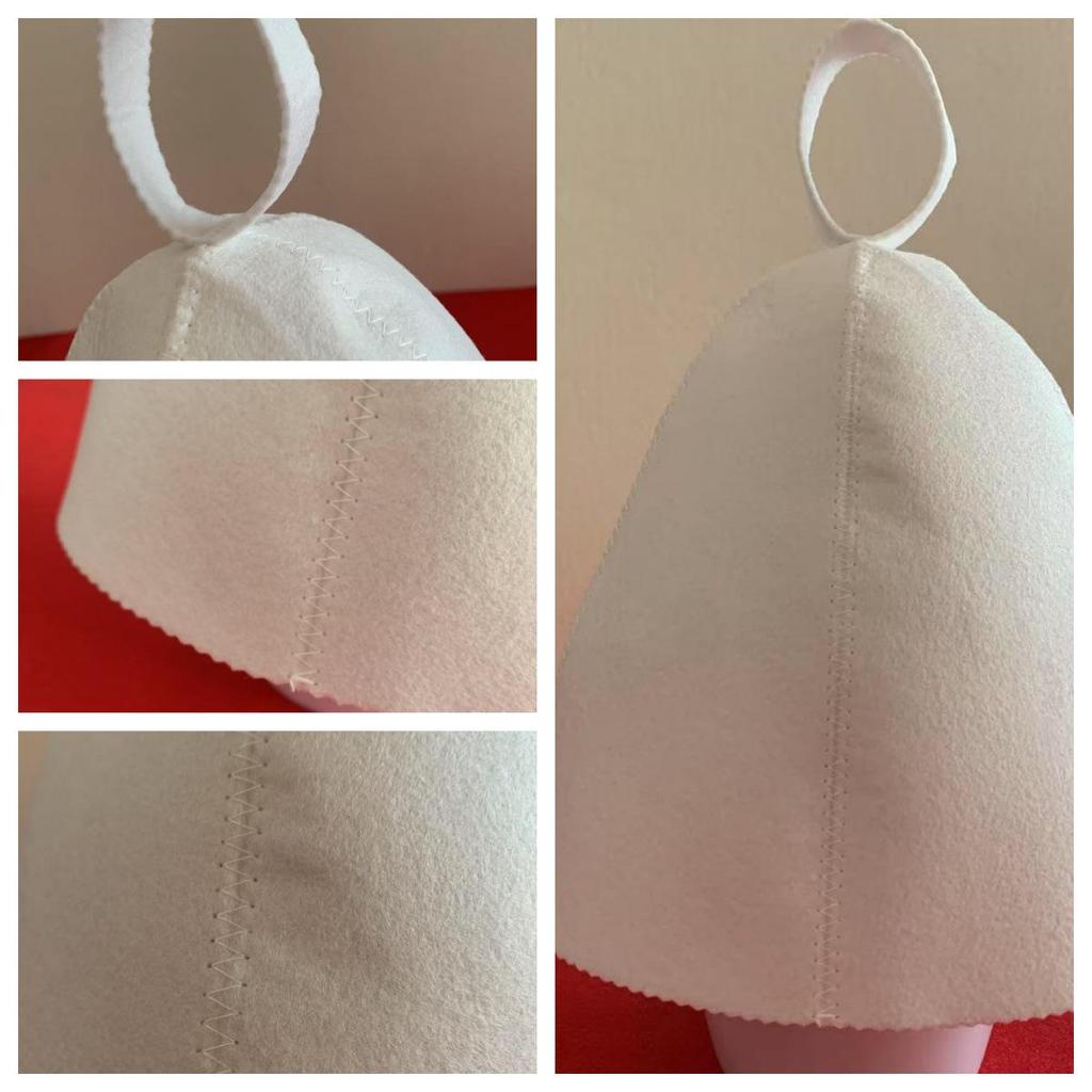 Custom Felt Bath and Sauna Caps: Tailored To Your Drawings and Samples.