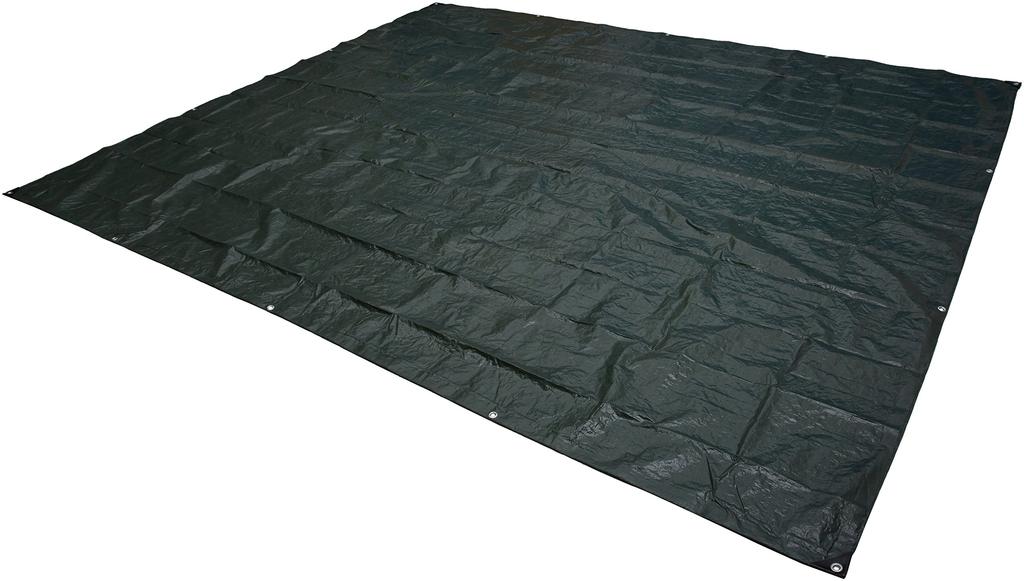 AmazonBasics Waterproof Picnic Camping 290cm x Dark Green Tarp, 347cm,