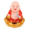 Plastic Car Dashboard Fortune Buddha Decor Window Sill Display Statue