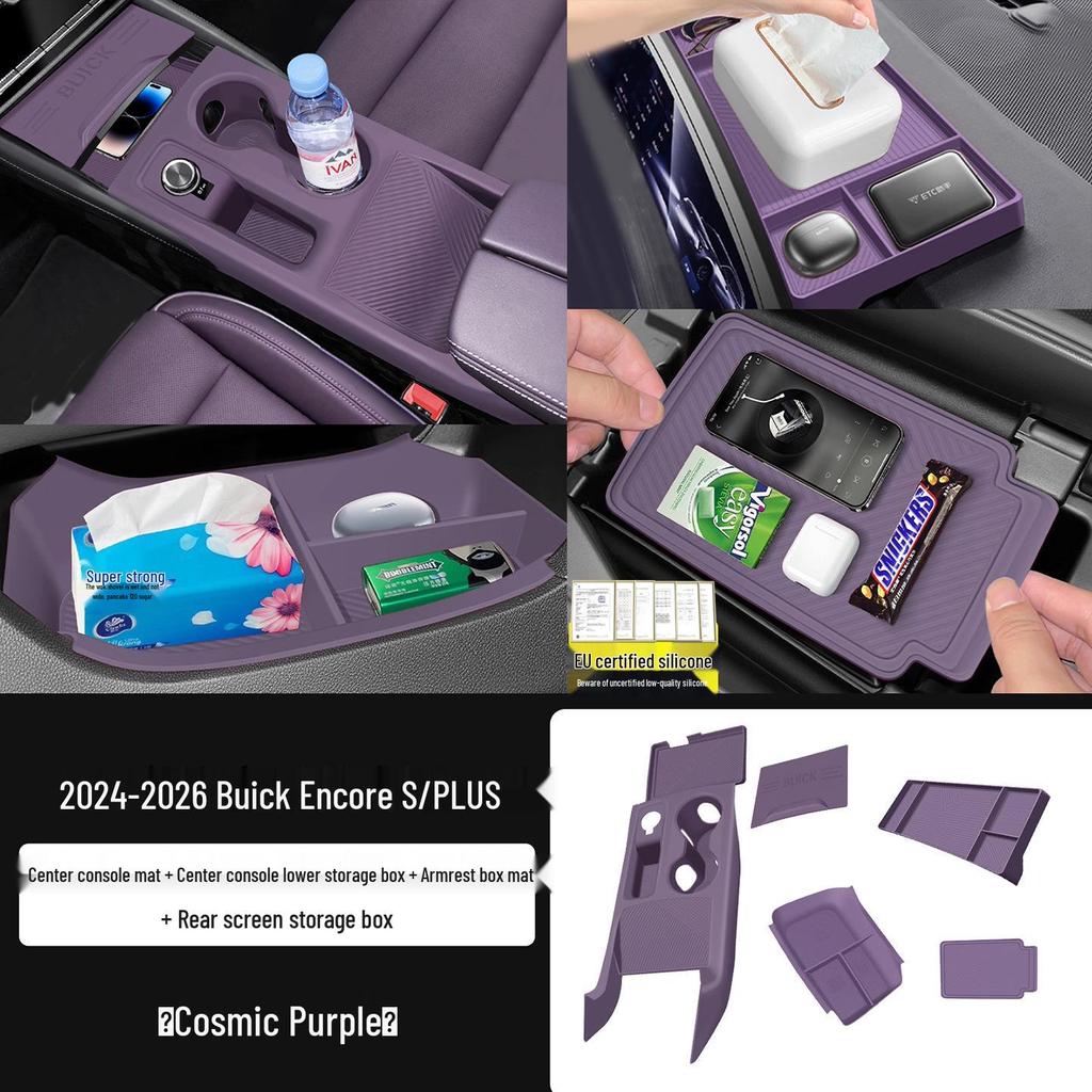 Buick Envision Plus Center Console Silicone Pad (2024-2026) - Protective Car Interior Accessory