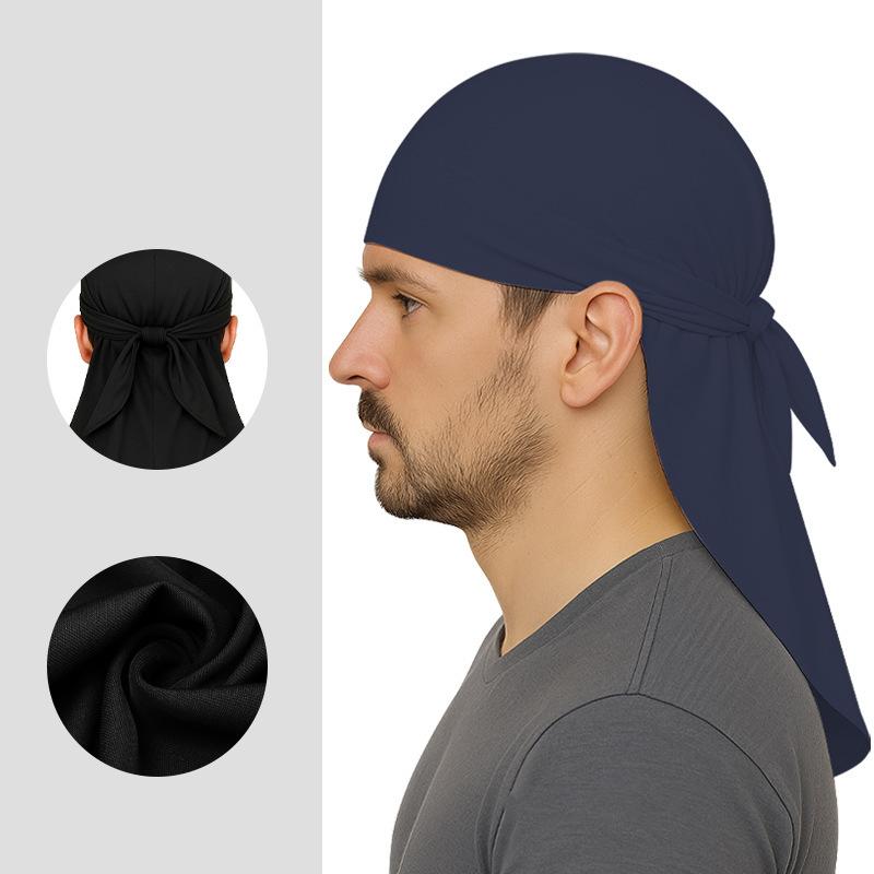 Outdoor Bandana Head Scarf No Forehead Marks Sunshade Baseball Hats Sweat Absorbing Comfortable Cycling Sport Head Scarf