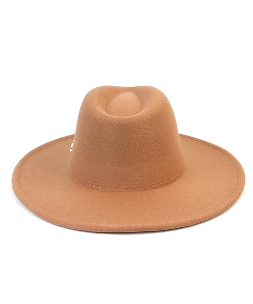Yunibeosyeolkemiseuteuli Hard Wool Beige Fedora
