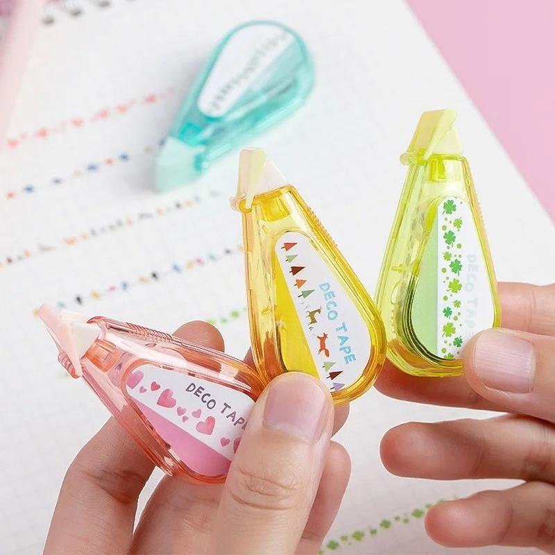 Mini Pattern Portable Decorative Correction Tape School Office Supplies and Gifts Art Supplies DIY Diary Decoration
