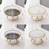 New European Luxury Fruit Cake Tray Creative Design Large Round Fruit Basket Snack Display Dessert Stand Home Decor