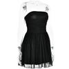 Kurzes Kleid aus Samt mit fester Schulter, ALine, weihnachtliches, gespleißtes, trägerloses Minikleid, 2024, hohe Taille, schlanke Club-Roben, sexy Hottie, rückenfreies Partykleid