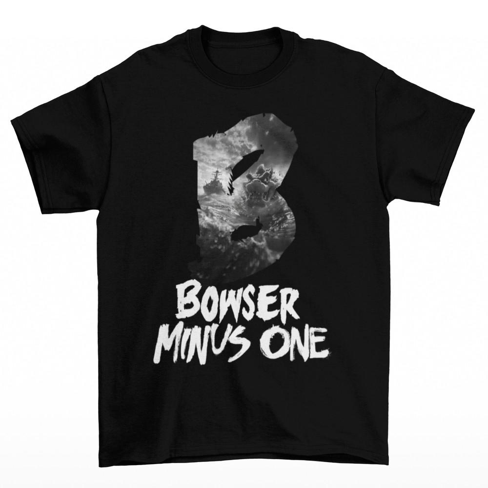 

Bowser Minus One T-Shirt Unisex Funny Cotton Adult Mario Godzilla King Kong New 3XL
