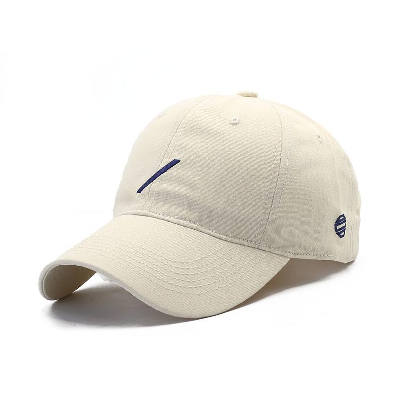 Casual Embroidery Slash Baseball Cap Children Spring and Autumn New Simple Big Head Circumference Cap Men's Sun Hat