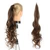Synthetic Ponytail Extensions False Hair Tail for Women Flextail 26inch Length Blonde Ponytail Hairpieces For Women Daily Use