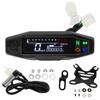 Mini Universal Drehzahlmesser für Motorrad LCD Digitaler Tacho Kilometerzähler Elektromotorrad Geschwindigkeitsmesser Moto Zubehör