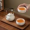 Chinese Traditional Ceramic Teapots Handmade Orchid Flowers Tea Pot Household Travel Portable Tea Set Beauty Tea Infuser Kettle