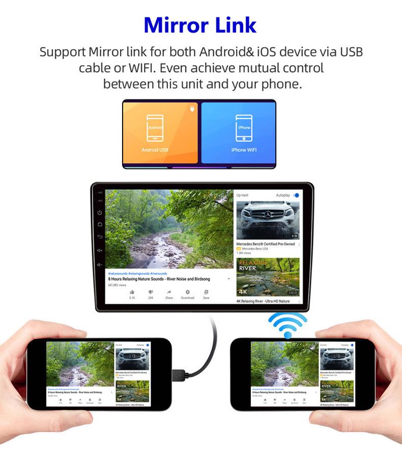 Ford Kuga 2013-2017 Android GPS Navigation System: Full Touch Interface
