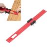 300mm Woodworking Scribing Ruler Aluminum Alloy Woodworking Pocket Slide Stop Marking Ruler