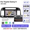 Qualcomm Car Radio Android 14 Wireless Car Play For Toyota Camry 5 2002 2003 2004-2006 Autoradio Multimedia Automotive Car Radio