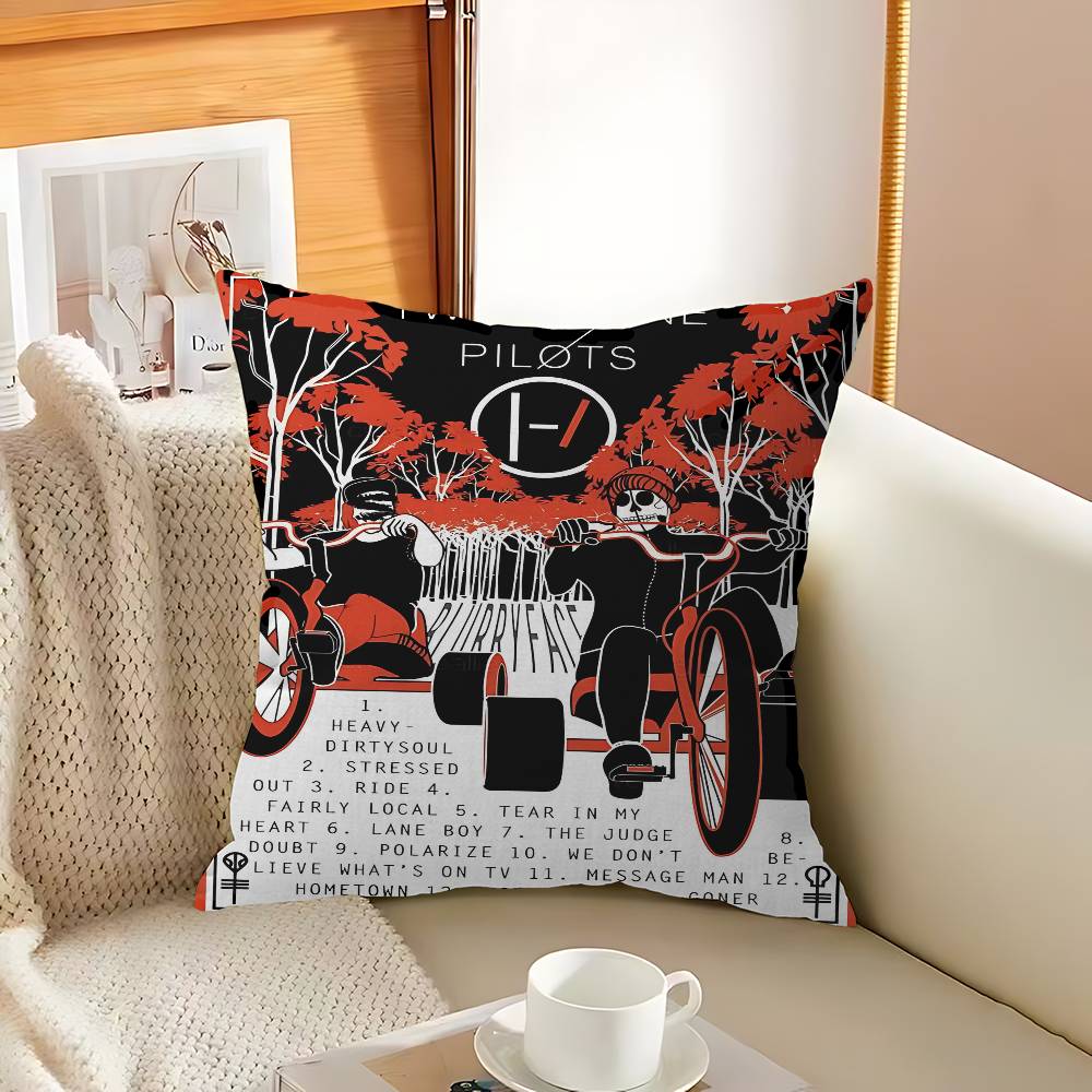 TTwenty One PPilots Band Cm Cushion Cover Pillow Cover Decor Pillowcase Home Pillowcase for Couch Pillow