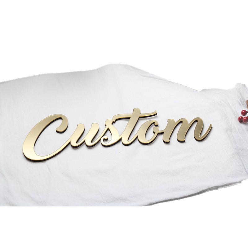 Acrylic English Letter Pendant Ornament - Laser Cut Festival Decoration