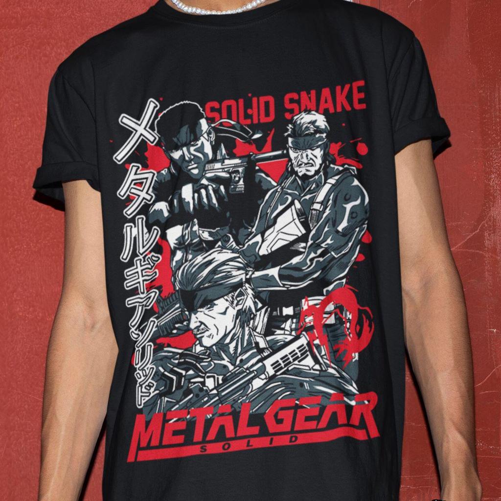 MGS1 - Snake Shirt, Metal Gear Solid Retro Shirt, Gift for Fans, Snake & Raiden MGS Sons Of Liberty Unisex T-shirt