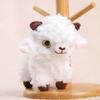 Soft Plush Sheep Keychain Lovely Appearance 3D Mini Animal Key Ring Holder Cute Bag Charm Car Pendant for Stocking Stuffers