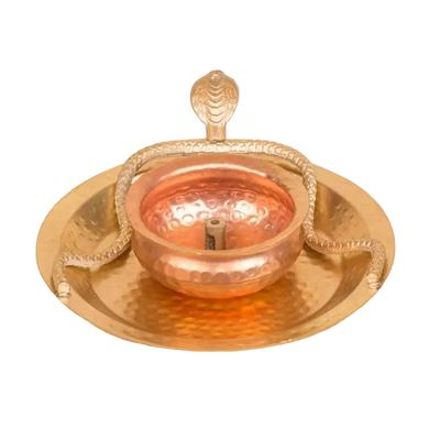Hammered Snake Lamp,