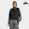 Adidas Adicolor 3 Stripes Short Zip Hoodie