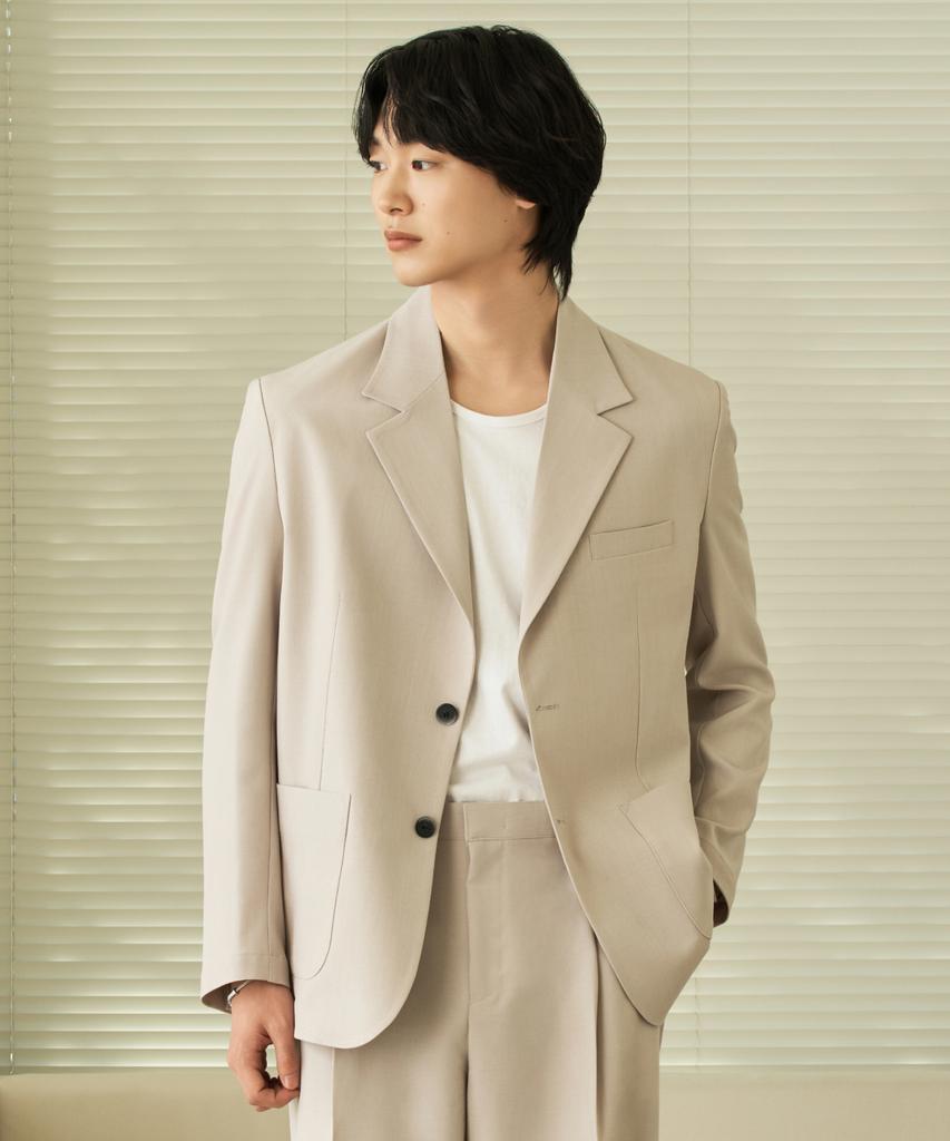 Hyoji Ss Washable Semi-Over Fit Blazer ( S01 - 5 Colors )