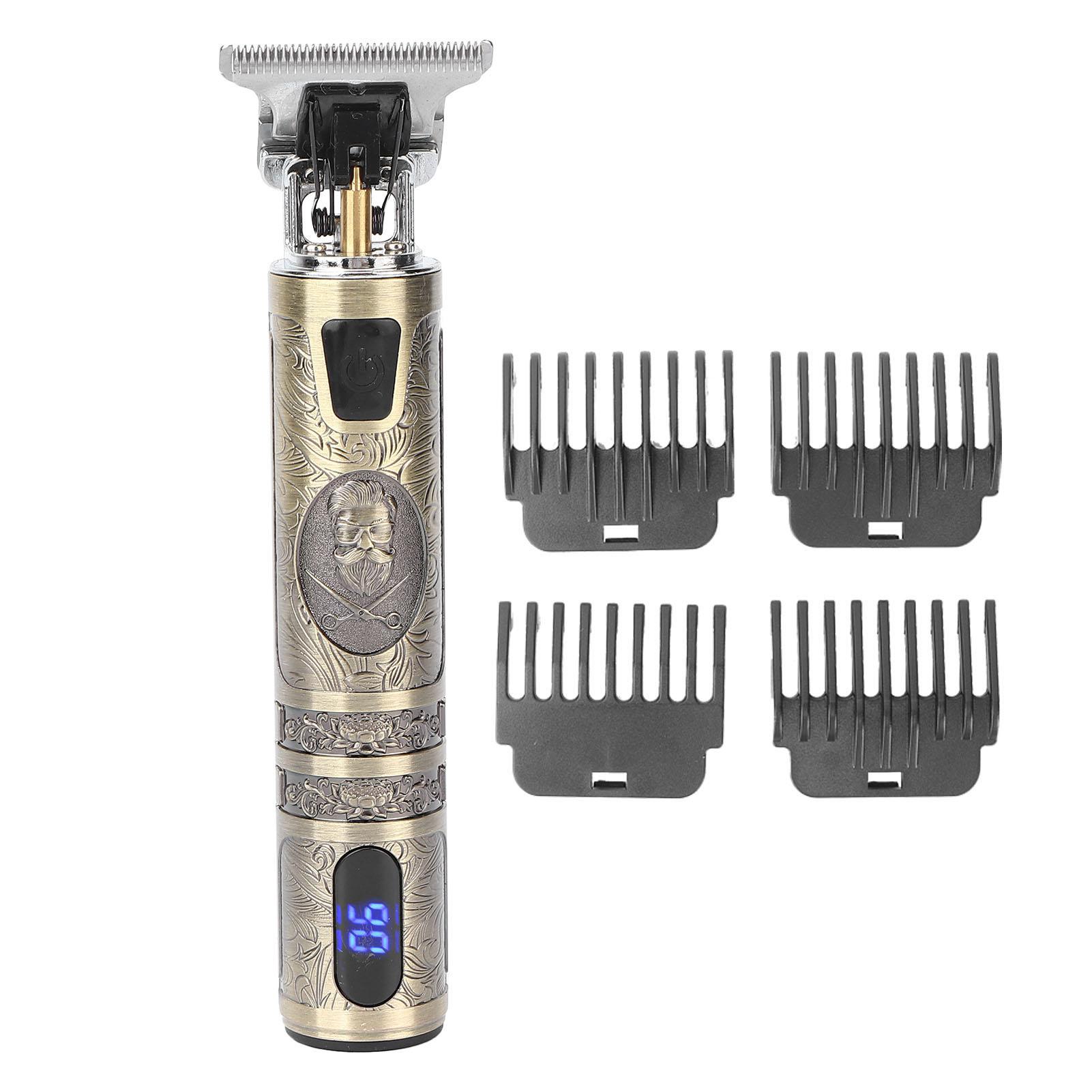 

Электрическая машинка для стрижки волос USB портативная профессиональная ретро-машинка для стрижки волос