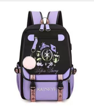 Backpack School Bag Primary School Students Junior High School Students College Students Campus Backpack