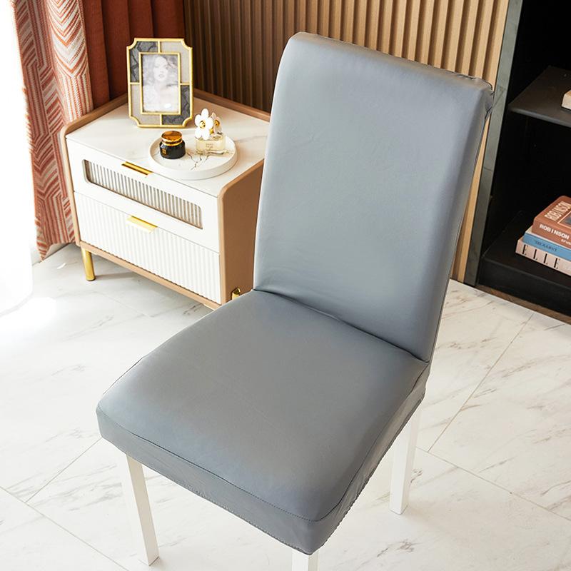 Technology Leather Waterproof and Oil-proof Chair Cover for Dining Table Seat Cover for Home Living Room Chair Cover
