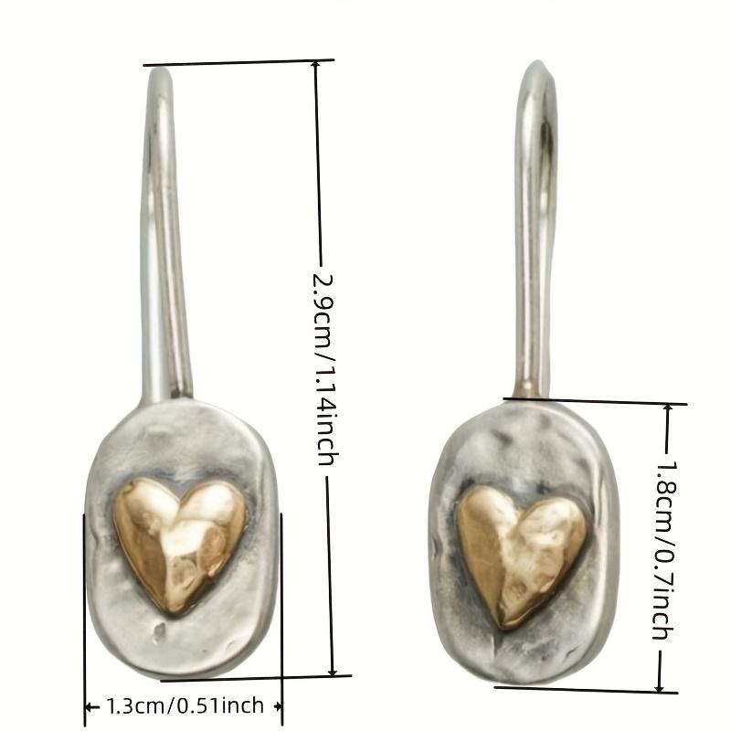 Romantic Heart Retro Vintage Earrings for Women