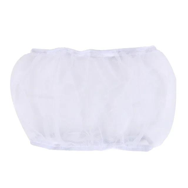 

Nylon Mesh Bird Cage Cover Shell Skirt Net Easy Cleaning Seed Catcher Guard Bird Cage Accessories Airy Mesh Parrot Bird Cage Net M белый